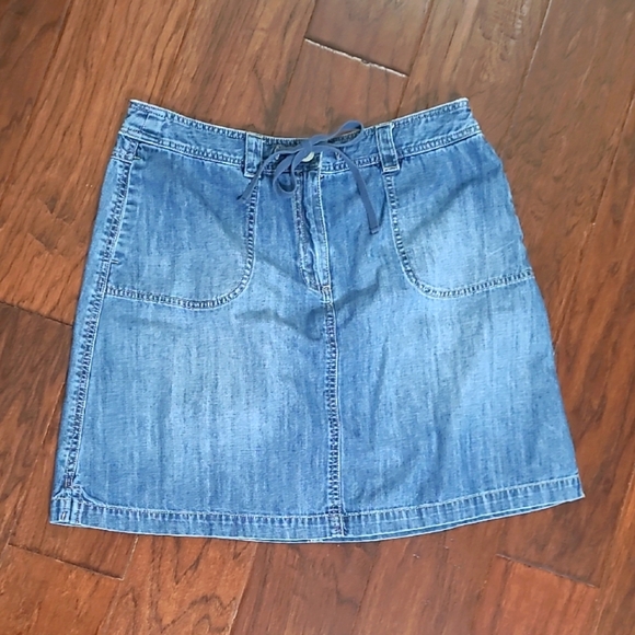 Talbots women's denim skirt size 12 - Picture 1 of 6